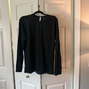 Lulu Classic Black Long Sleeve Men's Shirt